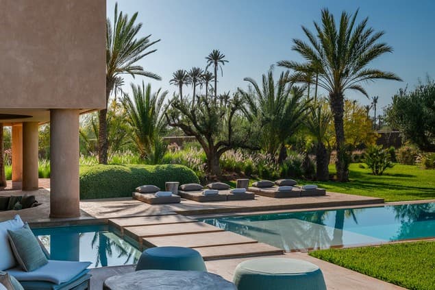 Villa avec piscine — Palmeraie